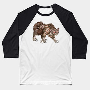 WereCat: Chocolate Tabby Baseball T-Shirt